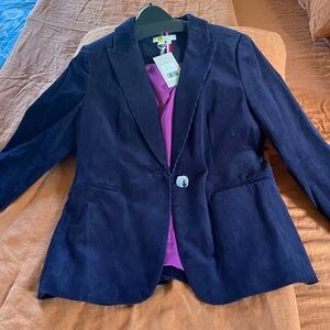 Boden Dark Blue Corduroy Blazer